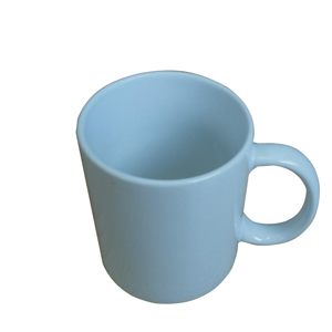 11oz white coated mug